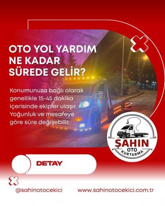 Oto yol yardım ne kadar  sürede gelİr?